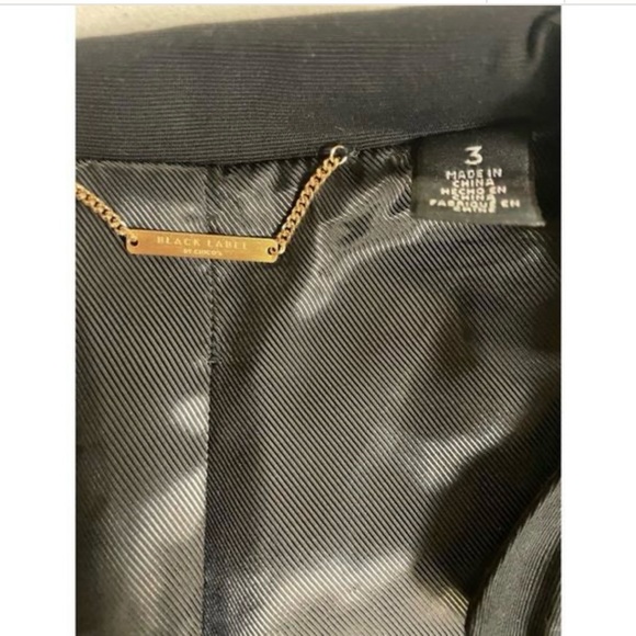 Chico’s 3 Black Label black and metallic gold jacket XL - Picture 6 of 6